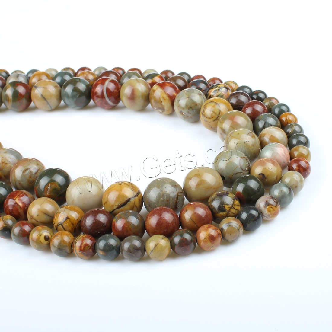 Pinus koraiensis Beads, Round, fashion jewelry & different size for choice, Hole:Approx 1mm, Length:Approx 14.9 Inch, Sold By Strand