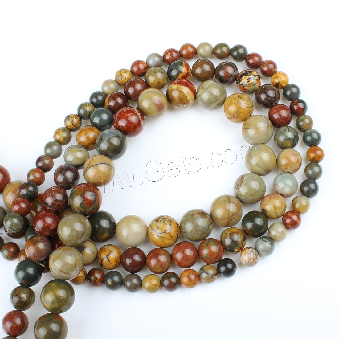 Pinus koraiensis Beads, Round, fashion jewelry & different size for choice, Hole:Approx 1mm, Length:Approx 14.9 Inch, Sold By Strand