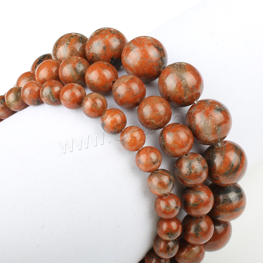 Red Jasper Bead, Round, different size for choice, red, Hole:Approx 1mm, Length:Approx 14.9 Inch, Sold By Strand