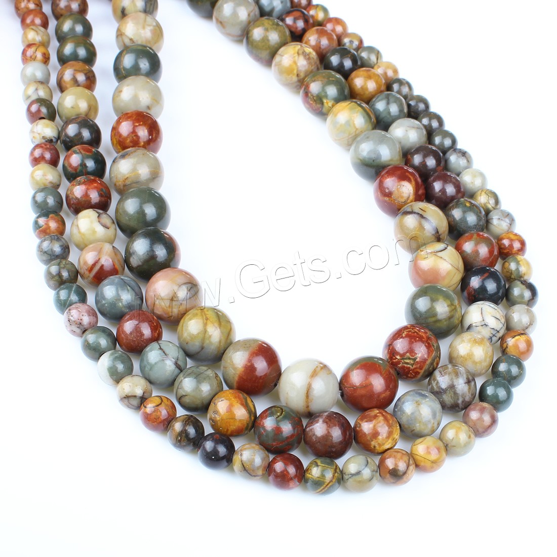 Pinus koraiensis Beads, Round, different size for choice, Hole:Approx 1mm, Length:Approx 14.9 Inch, Sold By Strand