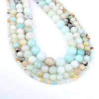 Amazonite goutte, Rond, normes différentes pour le choix, blue ciel Environ 1mm Environ 14.9 pouce, Vendu par brin