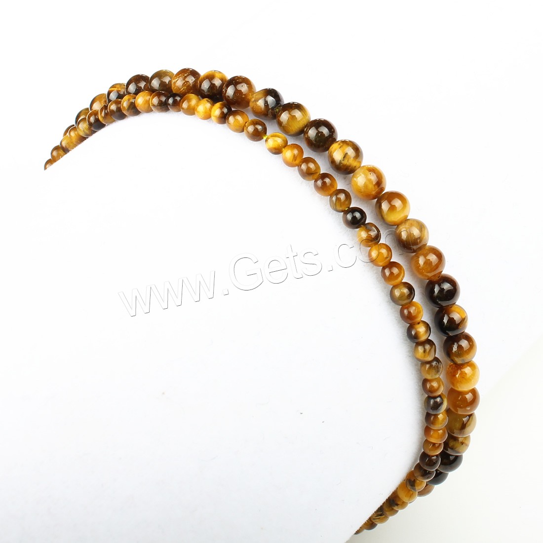 Tiger Eye Beads, Round, different size for choice, yellow, Hole:Approx 1mm, Length:Approx 14.9 Inch, Sold By Strand