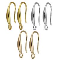 Brass Hook Earwire, high quality plated & with loop 1mm Approx 2mm 