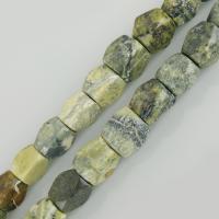 Aqua Terra Jasper Beads, Polygon green Approx 1.5mm Approx 15 Inch 