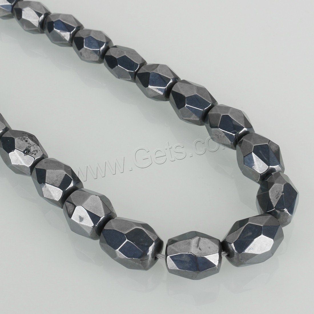 Titanium magnet Beads, different size for choice, silver color, Hole:Approx 1.5mm, Length:Approx 15.5 Inch, Sold By Strand