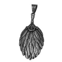 Stainless Steel Pendants, Fan, fashion jewelry & blacken Approx 