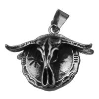 Stainless Steel Pendants, fashion jewelry & blacken Approx 