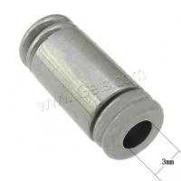 Messing Magnetverschluss, Zylinder, plattiert, keine, 13.5x6mm, Bohrung:ca. 3mm, verkauft von PC