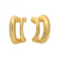 Zinc Alloy Clip Earring, plated, fashion jewelry & for woman & with rhinestone nickel, lead & cadmium free 