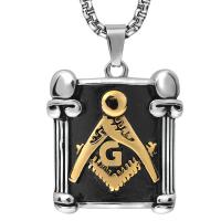 Pendentifs en titane, Acier titane, poli, pour homme, Vendu par PC