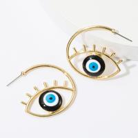 boucle d'oreille de goutte en Zinc Alloy et Émail  , alliage de zinc, avec émail, Placage, bijoux de mode & pour femme, plus de couleurs à choisir, protéger l'environnement, sans nickel, plomb et cadmium Vendu par paire