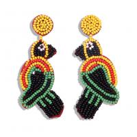 Fashion Create Jewelry Earring, Seedbead, with Zinc Alloy, fashion jewelry & for woman, nickel, lead & cadmium free 