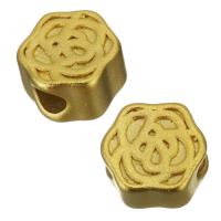 Brass Jewelry Beads, gold color plated, fashion jewelry Approx 4mm 