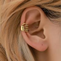 Boucle d'oreille de Clip en alliage de zinc, Placage, bijoux de mode & pour femme, plus de couleurs à choisir, protéger l'environnement, sans nickel, plomb et cadmium, 10mm, Vendu par paire