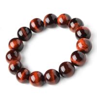 Tiger Eye Stone Bracelets, with Elastic Thread, plated, fashion jewelry & Unisex 