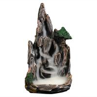 Incense Smoke Flow Backflow Holder Ceramic Incense Burner, Resin, handmade, for home and office & durable 