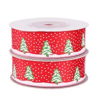 Christmas Ribbons, Polyester, durable & Christmas Design & fashion jewelry 20mm 