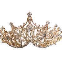 Bridal Tiaras, Zinc Alloy, plated, fashion jewelry & for woman & with rhinestone 