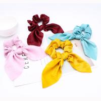 Hair Scrunchies, Silk, fashion jewelry & elastic & for woman 110mm 