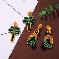 Fashion Create Jewelry Earring, Seedbead, plated, fashion jewelry & for woman 