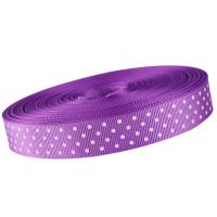 Ruban de térylène, Fibre de polyester, bijoux de mode, violet, 25mm Vendu par bobine