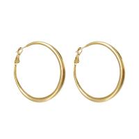 Brass Hoop Earring, plated, fashion jewelry & for woman nickel, lead & cadmium free 