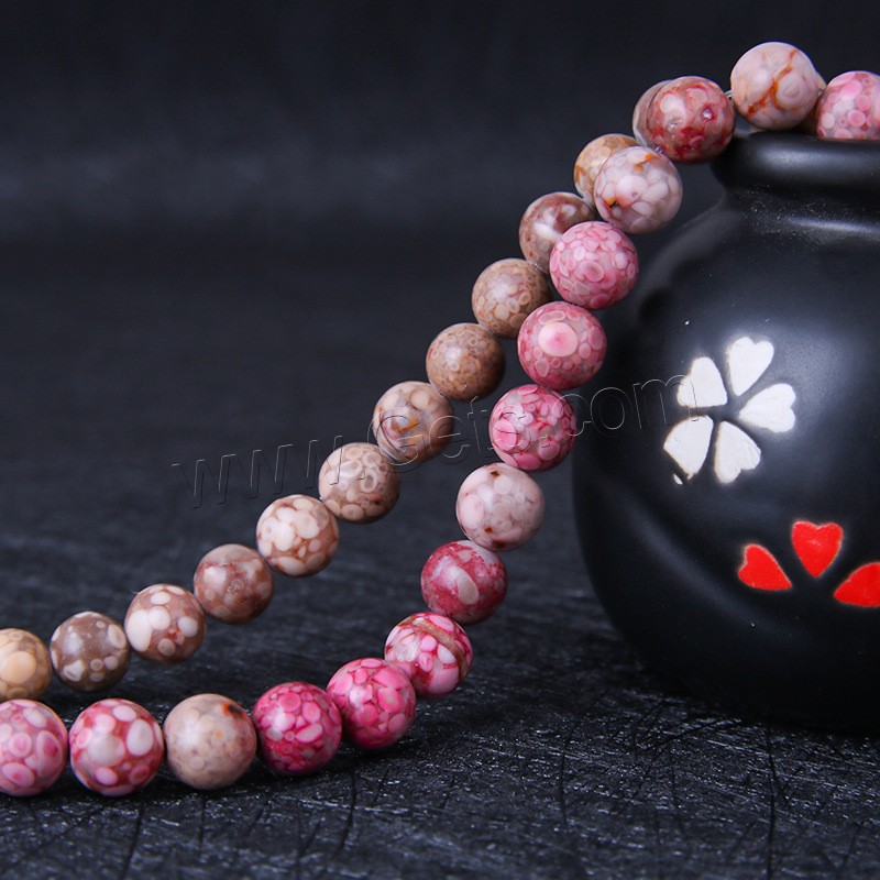 Maifan Stone Beads, Round, DIY & different size for choice, more colors for choice, Length:Approx 14.6 Inch, Sold By Strand