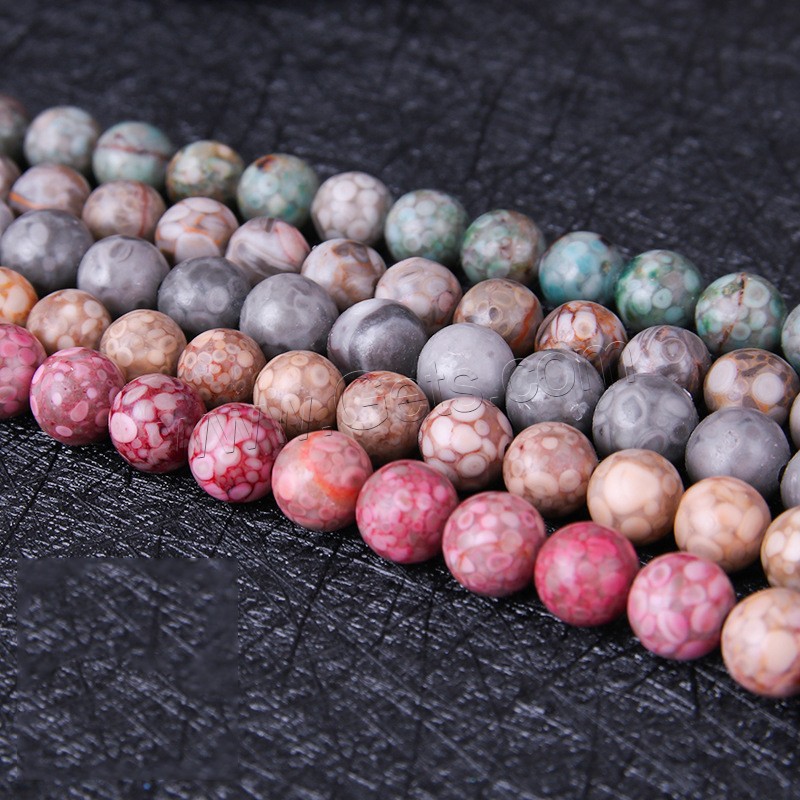 Maifan Stone Beads, Round, DIY & different size for choice, more colors for choice, Length:Approx 14.6 Inch, Sold By Strand