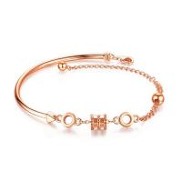 Pulseras de Plata Estelina, Plata de ley 925, con 2inch extender cadena, chapado, para mujer, más colores para la opción, 6.4x6mm, longitud:aproximado 6 Inch, Vendido por UD