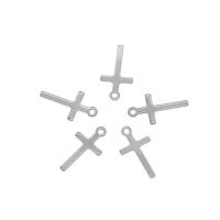 Stainless Steel Cross Pendants, 304 Stainless Steel, original color Approx 1mm 