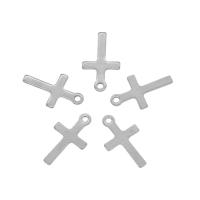 Stainless Steel Cross Pendants, 304 Stainless Steel, original color Approx 1mm 