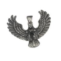 Pendentifs en titane, Acier titane, aigle, couleur originale Environ 4mm, Vendu par PC