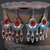 Turquoise Zinc Alloy Earring, with turquoise, plated, fashion jewelry & for woman nickel, lead & cadmium free 