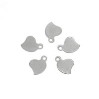 Stainless Steel Heart Pendants, 304 Stainless Steel, original color Approx 1mm 