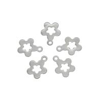 Stainless Steel Extender Chain Drop, 304 Stainless Steel, Flower, original color Approx 1mm 