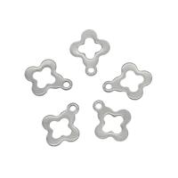 Stainless Steel Extender Chain Drop, 304 Stainless Steel, Flower, original color Approx 1mm 