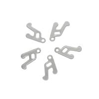 Stainless Steel Extender Chain Drop, 304 Stainless Steel, Music Note, original color Approx 1mm 