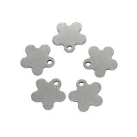 Stainless Steel Extender Chain Drop, 304 Stainless Steel, Flower, original color Approx 1mm 