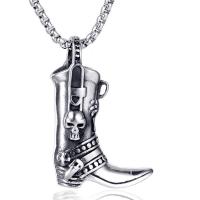 Pendentifs en acier inoxydable, pour homme, argent, Vendu par PC