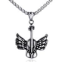 Pendentifs en titane, Acier titane, pour homme, argent, Vendu par PC