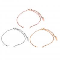 Stainless Steel Chain Bracelets, fashion jewelry & for woman 