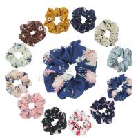 Hair Scrunchies, Chiffon, Donut, knit & high elastic 11cm 