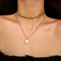 Zinc Alloy Necklace, plated, fashion jewelry & for woman nickel, lead & cadmium free, 35+7cm 