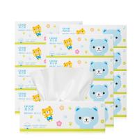 Papier de soie et lingettes humides, coton, durable & Épaissir & pour bébé, blanc îte, Vendu par boîte