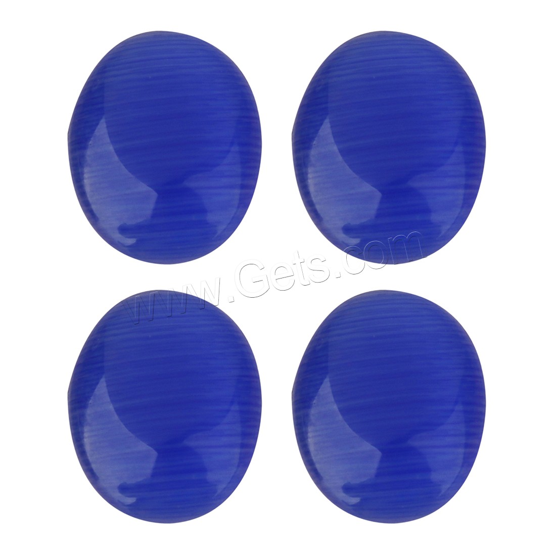 Cats Eye Beads, Ellipse, plated, DIY & different size for choice, more colors for choice, Sold By PC