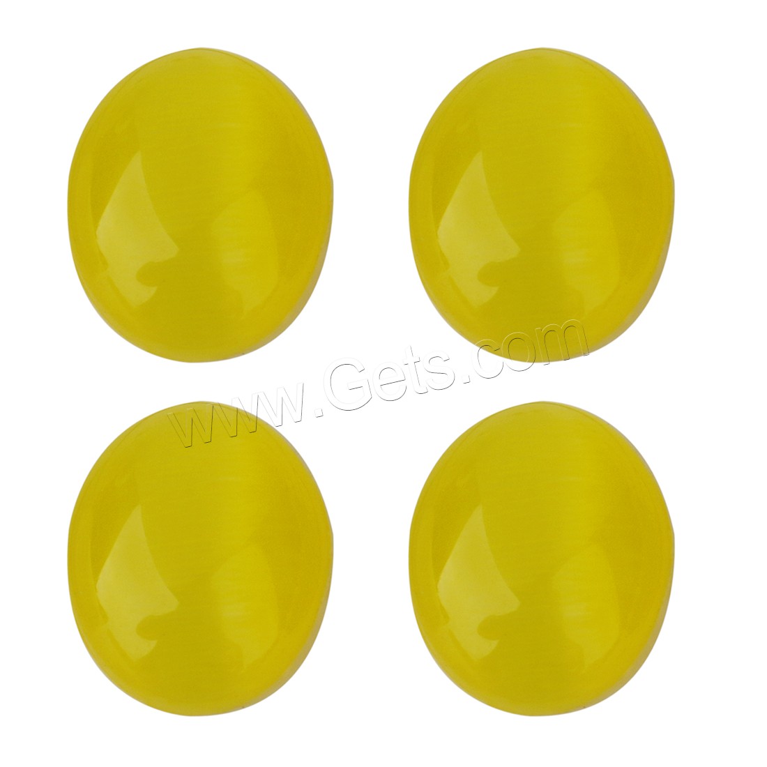 Cats Eye Beads, Ellipse, plated, DIY & different size for choice, more colors for choice, Sold By PC