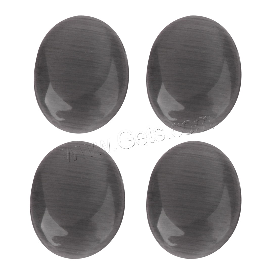 Cats Eye Beads, Ellipse, plated, DIY & different size for choice, more colors for choice, Sold By PC