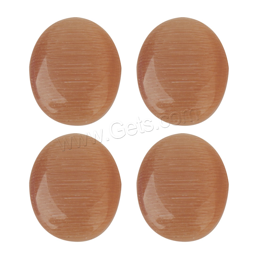 Cats Eye Beads, Ellipse, plated, DIY & different size for choice, more colors for choice, Sold By PC