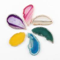 Natural Quartz Pendants Random Color, 53*38*5~92*39*5mm Approx 1mm 