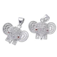 Cubic Zirconia Brass Pendants, with Cubic Zirconia, fashion jewelry 